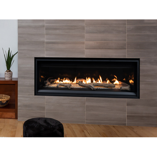 DRL3500 Gas Fireplace with Optional Log Set