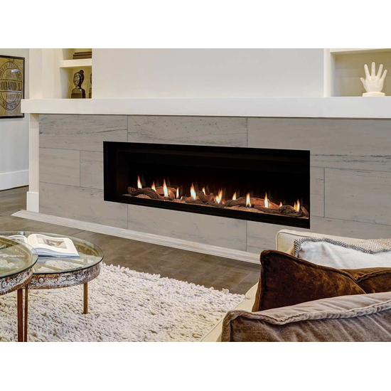 DRL6000 Series Gas Fireplace with Optional Log Set
