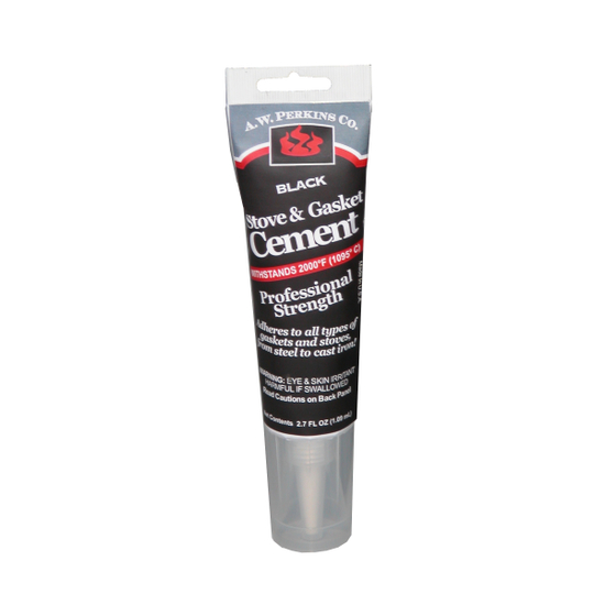 AW Perkins Stove & Gasket Cement - Black - 2000° F
