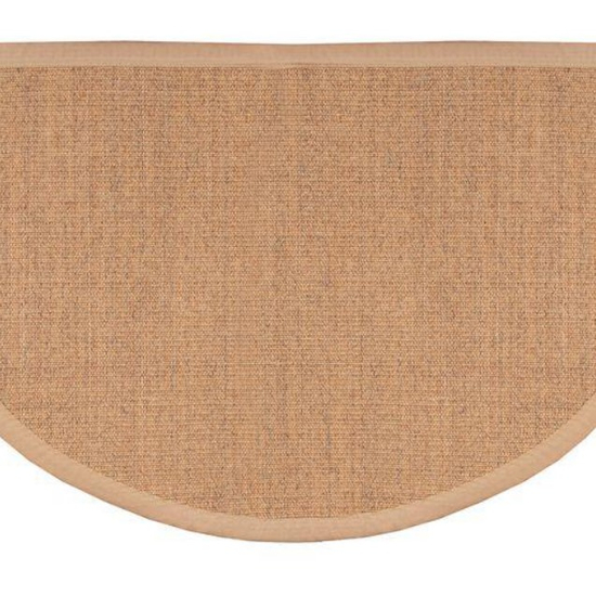 Goods of the Woods Sunset Natural Sisal Sand Half Round Hearth Rug