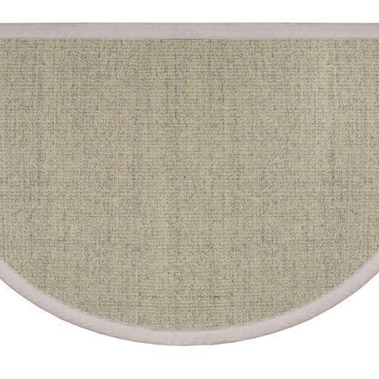 Goods of the Woods Sunset Natural Sisal Green Half Round Hearth Rug