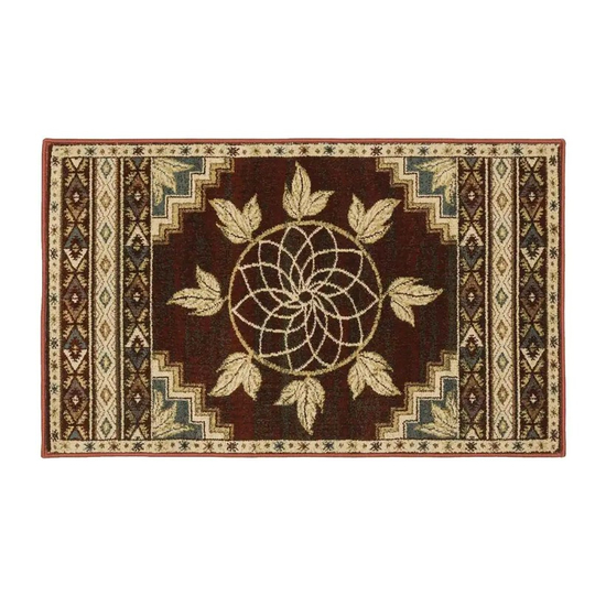 Goods of the Woods Ancient Red Rectangular Hearth Rug