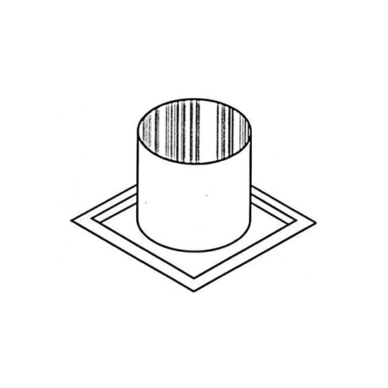 Superior Firestop Thimble (Use When Offsetting Through a Joist) for 8-Inch Chimney