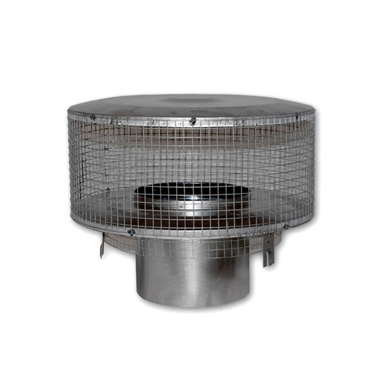 8 Inch Superior Round Chimney Cap with Mesh Screen