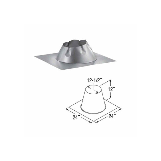 10 Inch DuraTech Galvalume Flat Roof Flashing Specifications