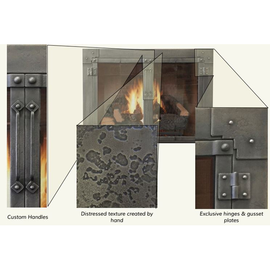 Milwaukee Fireplace Door Features