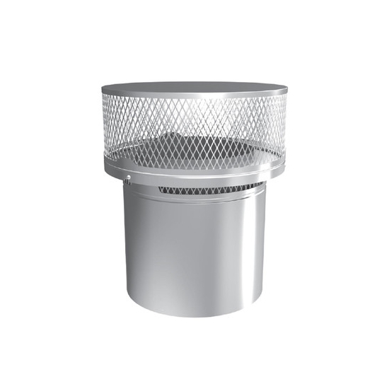 Durable Chimney Cap with Spark Arrestor with White Background