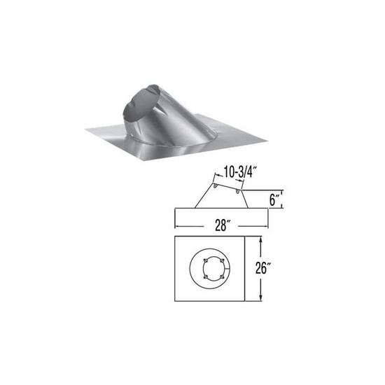 DuraPlus 7 - 12-12 Metal Roof Flashing. The size is indicated on the image