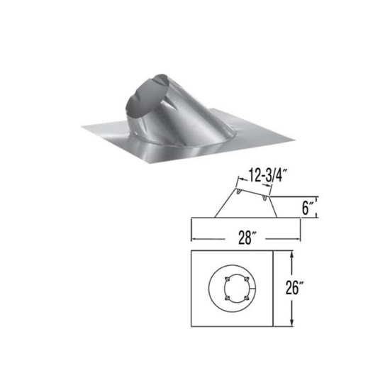 DuraPlus 7 - 12/12 Metal Roof Flashing. The size is indicated on the image