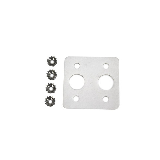 Gaskets and screws included with the burner kit