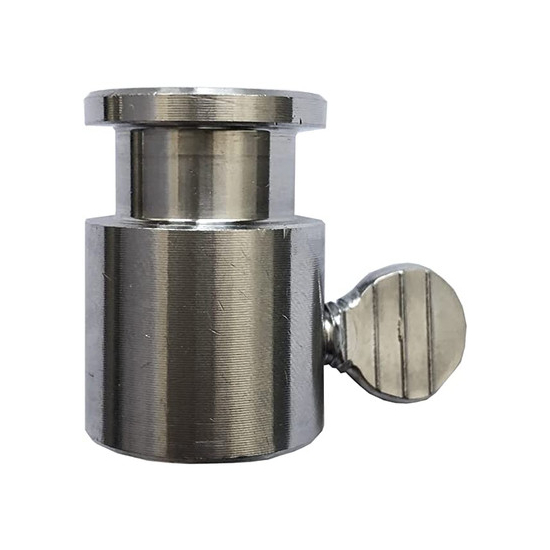 spit bushing steel 1.4 inch with a thumb screw to allow grill width management