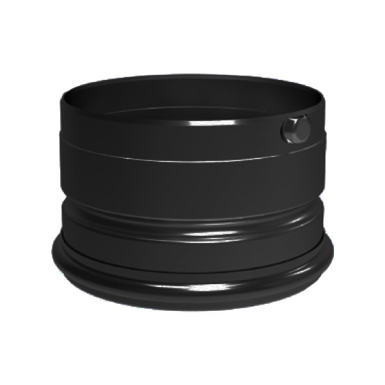DuraVent 3" Black PelletVent Pro Clean-Out Tee Cap 3PVP-COB1