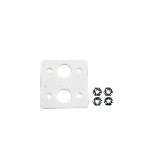 gasket with 6 holes for venturis and 4 included nuts