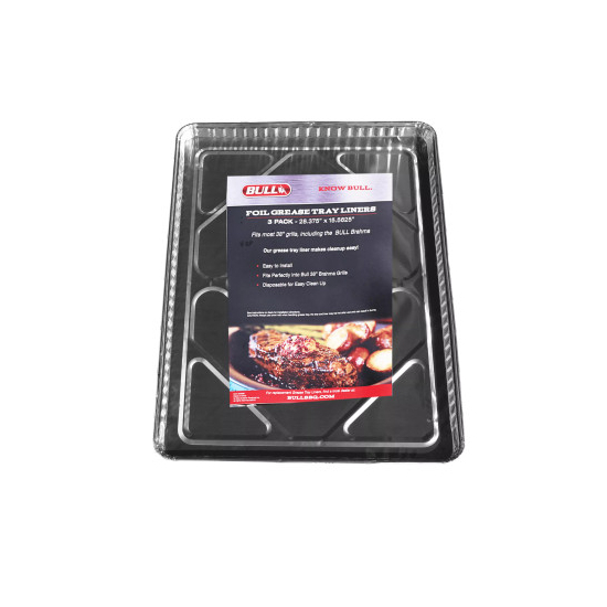 Aluminum grease tray liner with the front paper 38inch