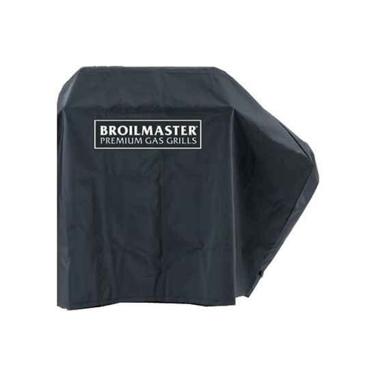 Black Full Length Cover for Broilmaster Grill w/1 Side Shelf