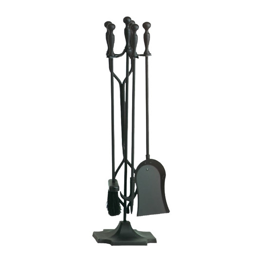 Black Iron Tool Set includes 5 pieces,  30.5" high
