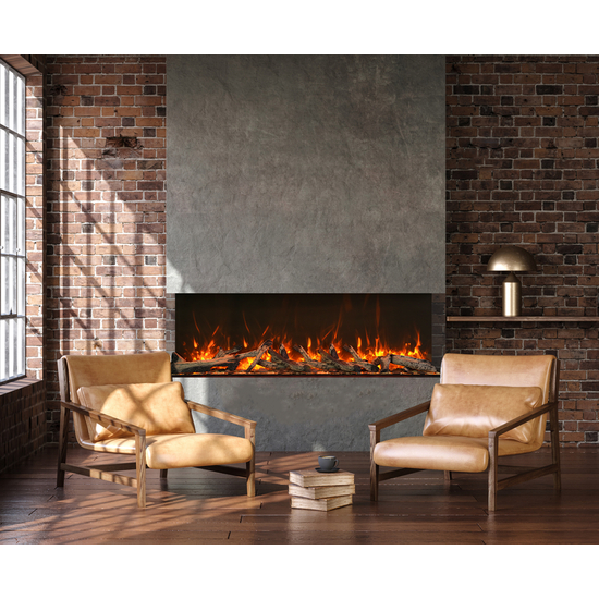 60 Inch Tru-View XT XL Smart Electric Fireplace Installed