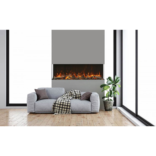 88 Inch Tru-View XT XL Smart Electric Fireplace Installed