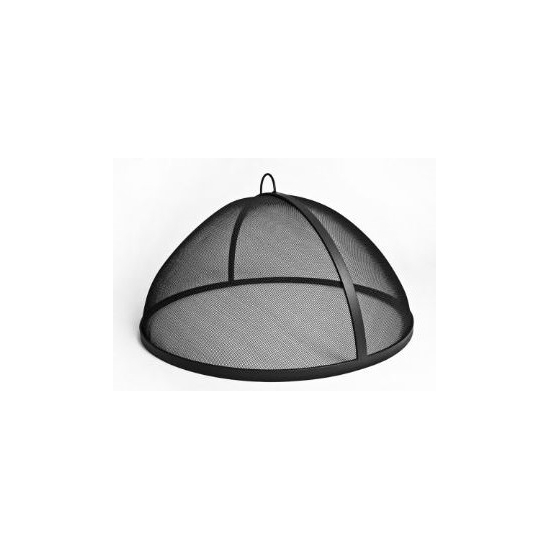 Fire Pit Screen Carbon Steel Dome Style No Hinge