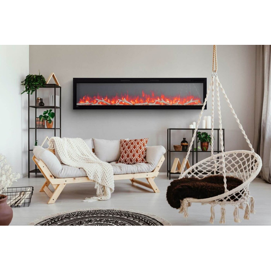 42 Inch Napoleon Entice-NEFL42CFH-Series Electric Fireplace Installed