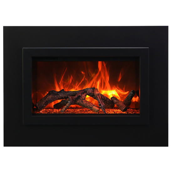 26 Inch Traditional Smart Electric Fireplace in 4 Sided Trim