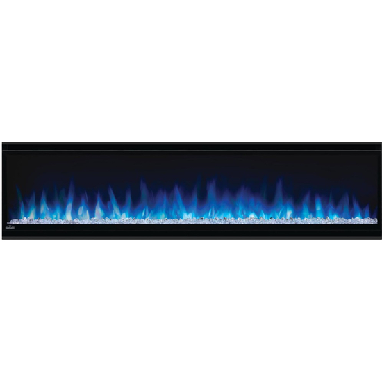Napoleon Alluravision Slimline Series-NEFL74CFH-1-Electric Fireplace 74 Inch in Blue flames