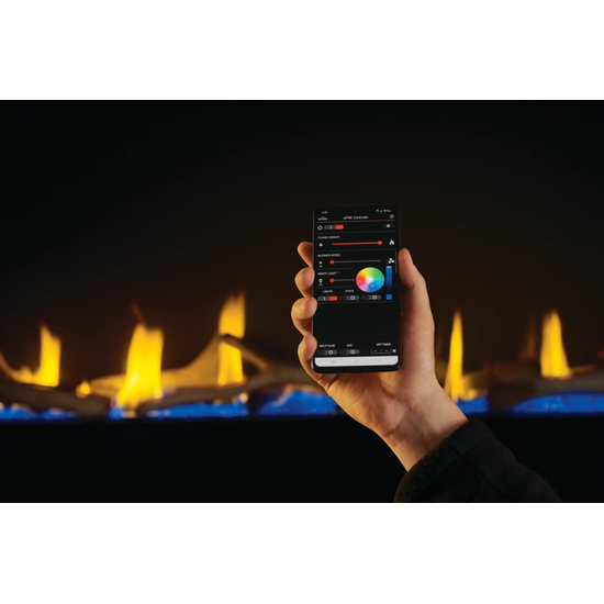 Efire app for Napoleon Vector Tall Linear Gas Fireplace
