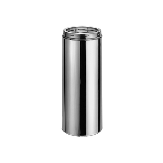 DuraTech Double-Wall Stainless Steel Chimney Pipe 5" Diameter x 24" Long