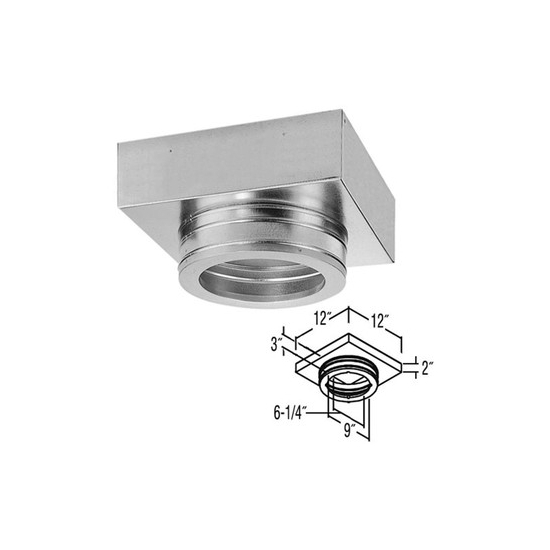 DuraTech Flat Ceiling Support Box Size