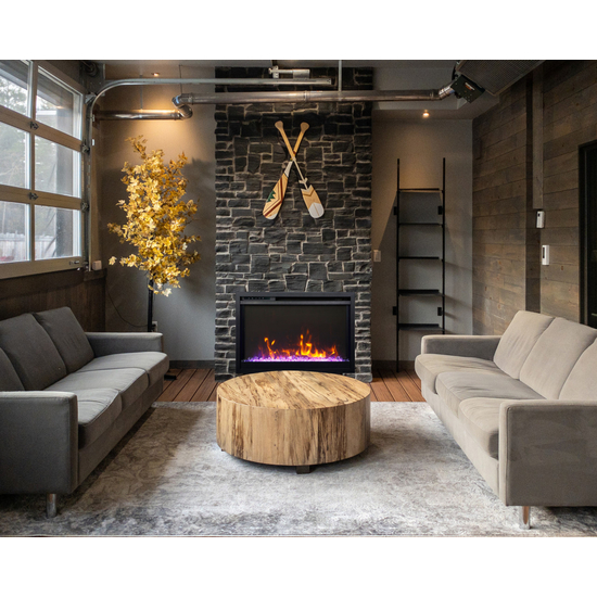 Traditional Xtra Slim Smart Electric Fireplace