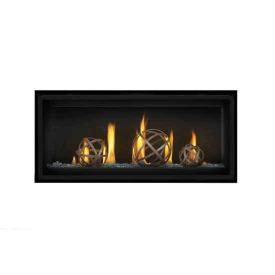 38 Inch Napoleon Luxuria Series-LVX38N2X-1-See through Gas Fireplace