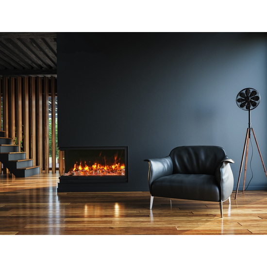 Tru-View Slim Smart Electric Fireplace Installed