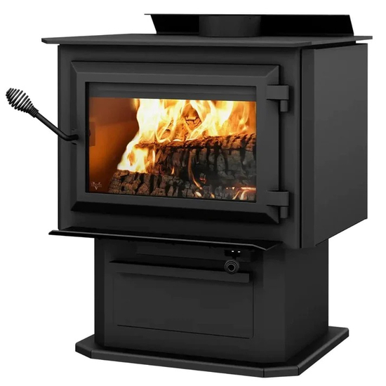 Ventis HES240 Wood Burning Stove left view