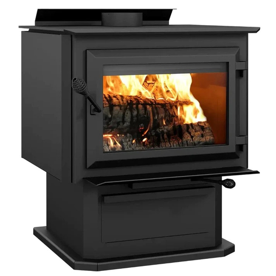 Ventis HES350 Wood Burning Stove right view