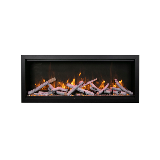 60 Inch Symmetry Bespoke Smart Electric Fireplace with Ice Media Kit
