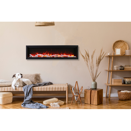 Symmetry Bespoke Smart Electric Fireplace Installed