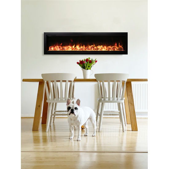 Symmetry Bespoke Smart Electric Fireplace Installed