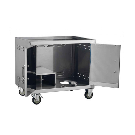 69500 24 Inch Bottom Grill Cart For Bull Steer and Lonestar Grills