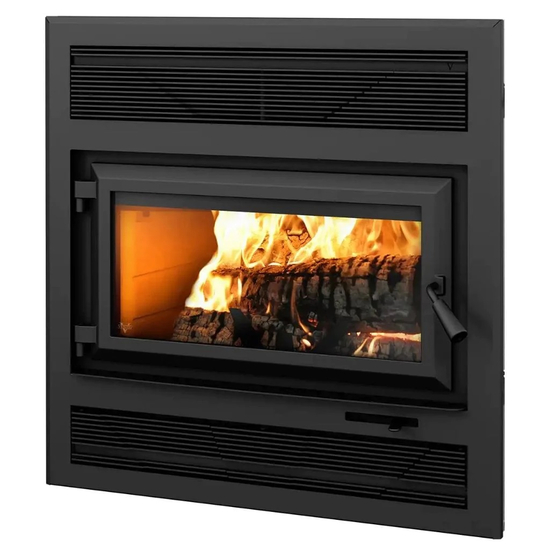 Ventis HE250R Zero Clearance Wood Fireplace left view