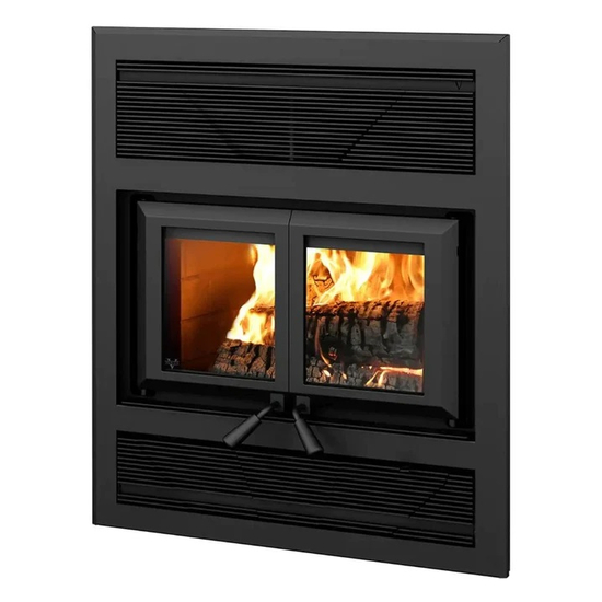 Ventis HE325 Zero Clearance Wood Fireplace left view
