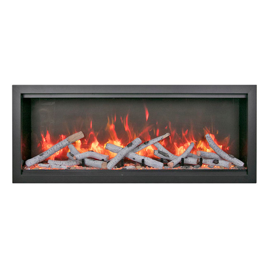 50 Inch Symmetry XT Bespoke Smart Electric Fireplace with Birch Log Set