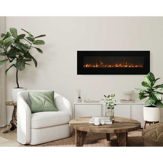 Wall/Flush Mount BG Electric Fireplace Installed