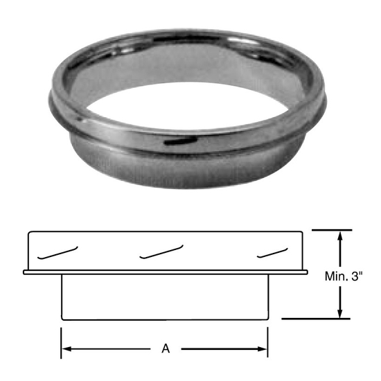 Chimney Pipe Adapter Size