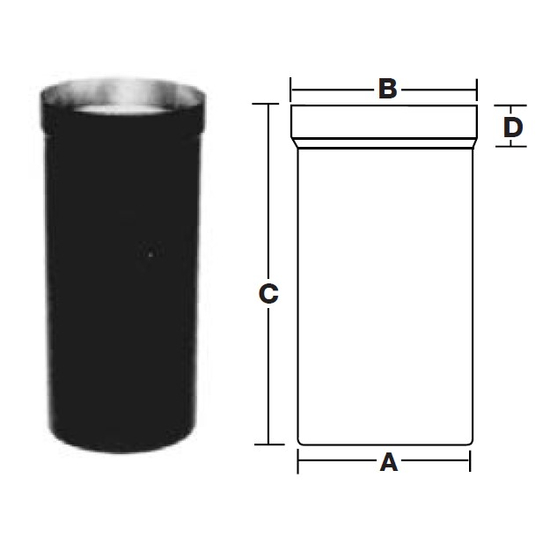 Dripless Stove Pipe Adapter Size