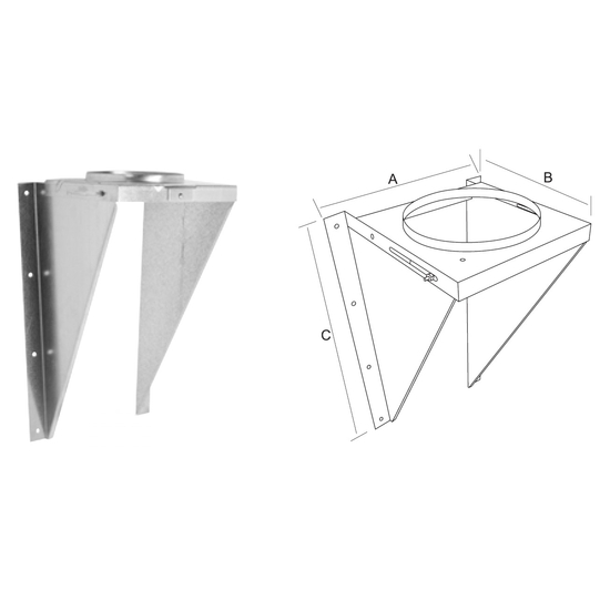 Wall Support Kit Size