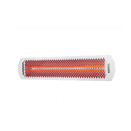 Bromic 6000W Tungsten Smart-Heat Electric Heater | 208V Two Elements White