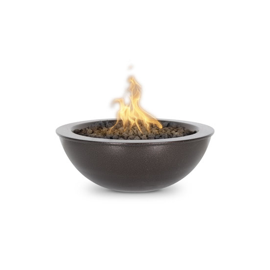 The Outdoor Plus Sedona Round Powder Coated Fire Bowl