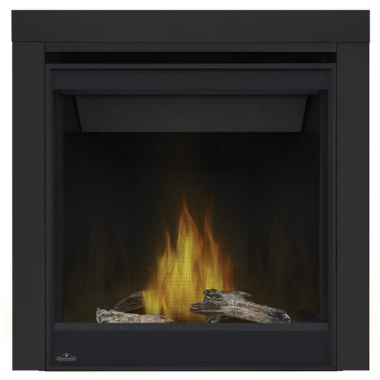 30 Inch Napoleon Ascent Series-B30NTRE-1-Direct Vent Gas Fireplace with Beach Fire Kit