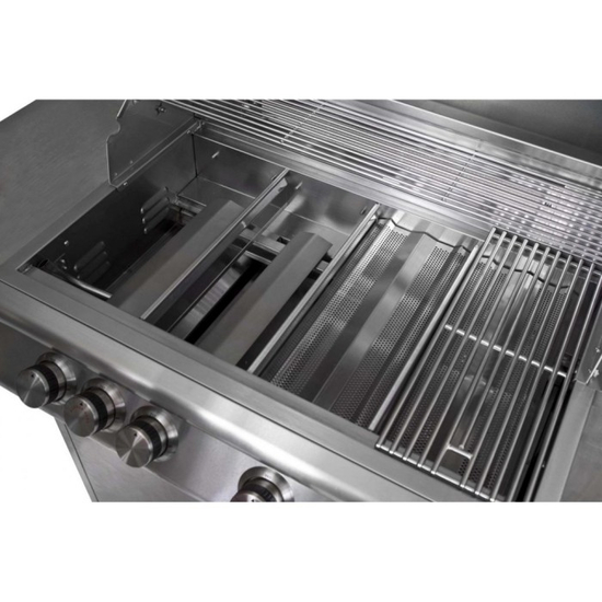 Blaze Prelude LBM Freestanding 32" Gas Grill 4-Burner Heavy Duty Round Cooking Rods