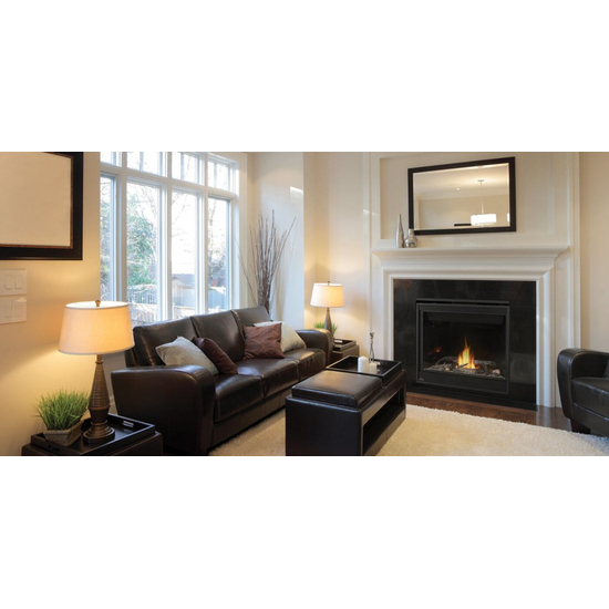 42 Inch Napoleon Ascent Series-B42NTRE-Direct Vent Gas Fireplace Installed